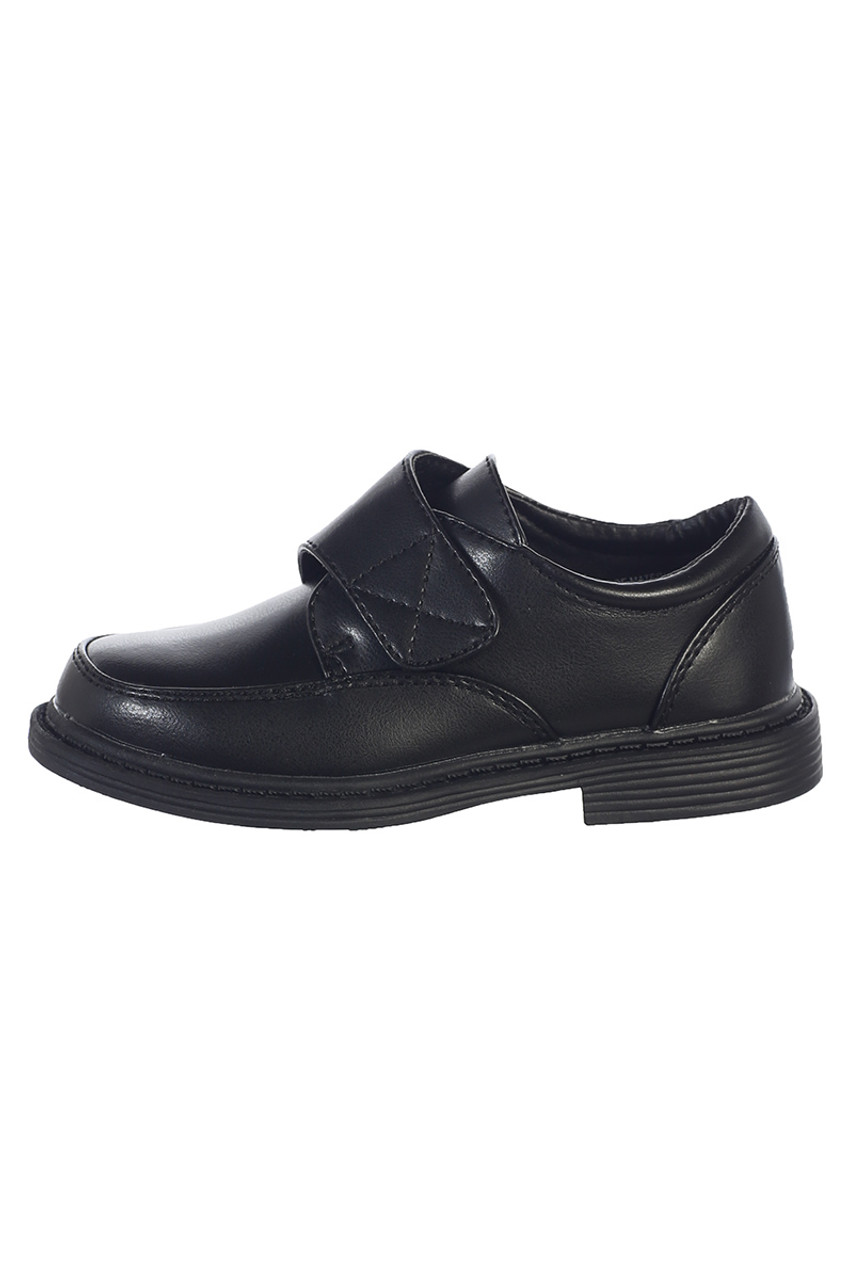 boys black dress shoes